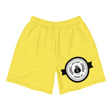 Load image into Gallery viewer, Get That Weight Up Men&#39;s Yellow Athletic Long Shorts
